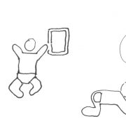 Kleinkind mit Tablet in Kita | Christopher End