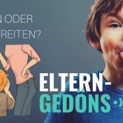Streiten oder nicht streiten? Podcast Eltern-Gedöns mit Christopher End