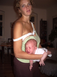 Lisa Hermann ehrliches Bild aus dem ersten Jahr mit Kind
