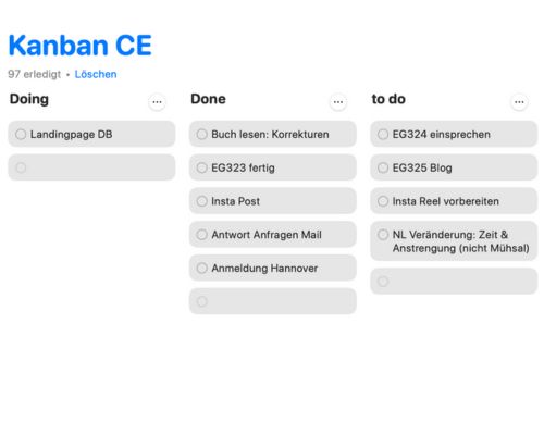 Kanban-Board digital